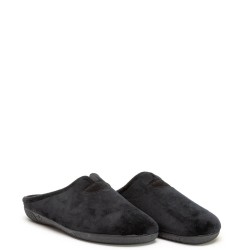 A6783B Ανδρική Χειμερινή Παντόφλα ADAM'S SHOES Μαύρο