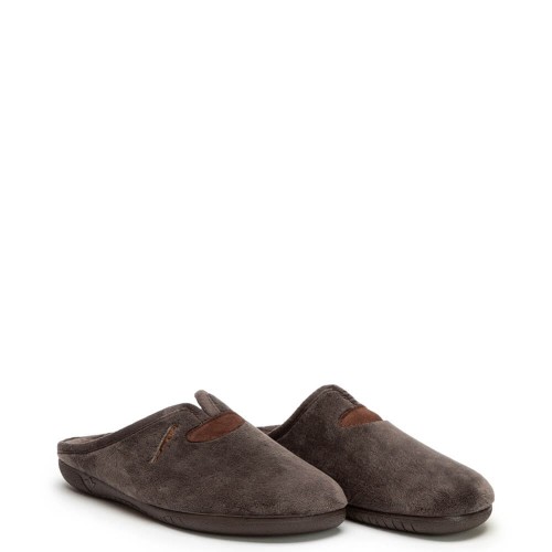 A6783GR Ανδρική Χειμερινή Παντόφλα ADAM'S SHOES Γκρι
