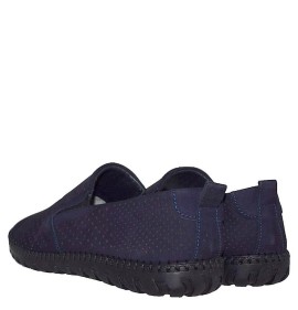 A726BL Men's Leather Moccasins GALE Blue A726BL Men's Leather Moccasins GALE Blue