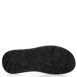 A741B Men's Leather Anatomical Slippers GALE Black