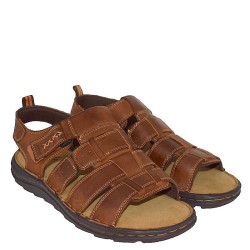 A743T Men's Leather Sandal GALE Tan