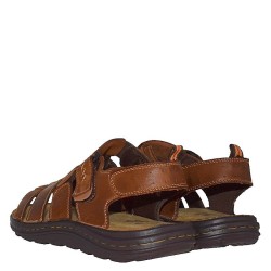 A743T Men's Leather Sandal GALE Tan