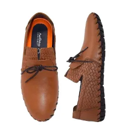 A744T Men's Leather Anatomical AEROSTEP Tan