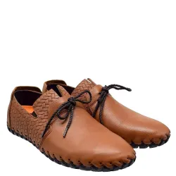 A744T Men's Leather Anatomical AEROSTEP Tan