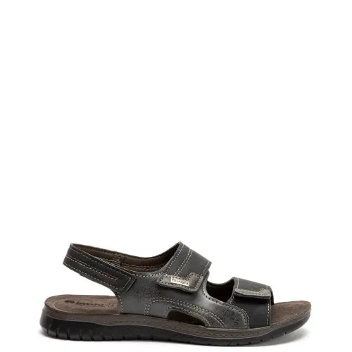 A747B Ανδρικό Ανατομικό Πέδιλο INBLU Μαύρο