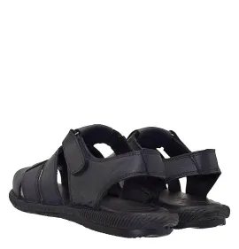 A754B Men's Leather Sandal GALE Black