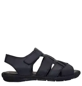 A754B Men's Leather Sandal GALE Black