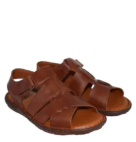 A754T Men's Leather Sandal GALE Tan