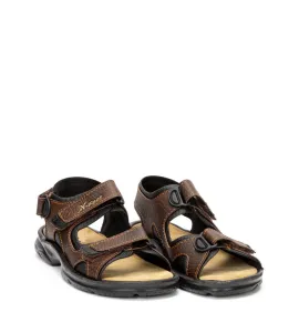 A768BR Ανδρικό Ανατομικό Πέδιλο X-FEET Καφέ