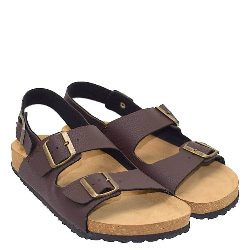 A777BR Men's Anatomical Sandal INBLU Brown A777BR Men's Anatomical Sandal INBLU Brown