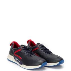 A778BL Ανδρικό Sneakers BULLDOZER Μπλε