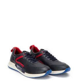 A778BL Ανδρικό Sneakers BULLDOZER Μπλε