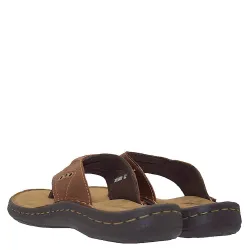 A793T Ανδρική Δερμάτινη Ανατομική Παντόφλα GALE Ταμπά