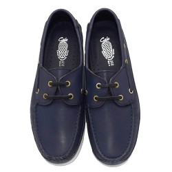 A797BL Men's Leather Loafers GALE Blue
