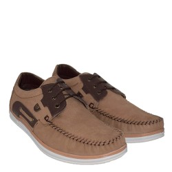 A800BE Men's Leather Loafers GALE Beige