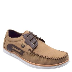A800BE Men's Leather Loafers GALE Beige