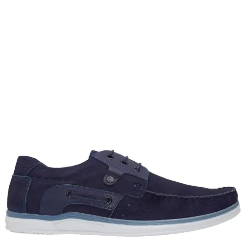 A800BL Ανδρικό Δερμάτινο Loafers GALE Μπλε A800BL Ανδρικό Δερμάτινο Loafers GALE Μπλε