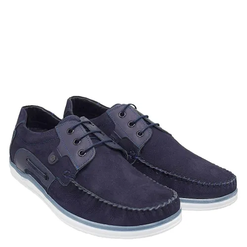A800BL Ανδρικό Δερμάτινο Loafers GALE Μπλε A800BL Ανδρικό Δερμάτινο Loafers GALE Μπλε