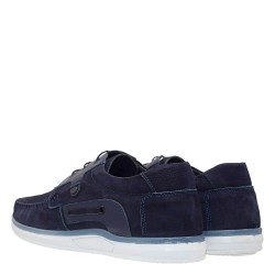 A800BL Men's Leather Loafers GALE Blue
