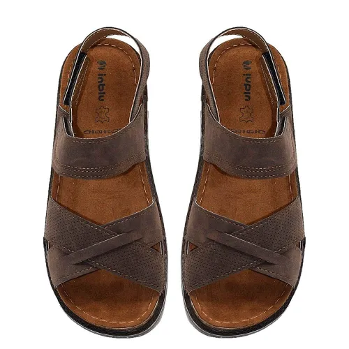 A802BR Ανδρικό Ανατομικό Πέδιλο INBLU Καφέ A802BR Ανδρικό Ανατομικό Πέδιλο INBLU Καφέ