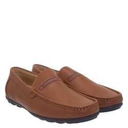 A807BR Men's Moccasins COCKERS Brown