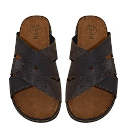 A813B Men's Anatomical Slippers GALE Black