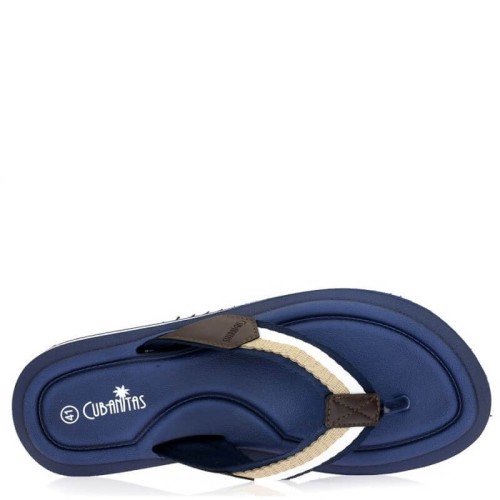A820BL Men's Flip Flop CUBANITAS Blue A820BL Men's Flip Flop CUBANITAS Blue