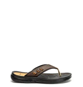 A838BR Ανδρική Παντόφλα X-FEET Καφέ