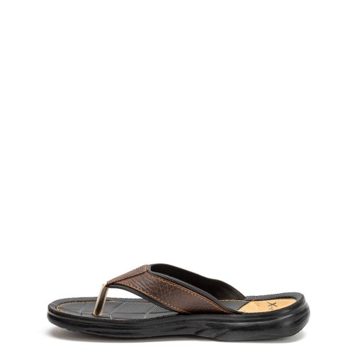 A838BR Men's Anatomical Slippers X-FEET Brown A838BR Men's Anatomical Slippers X-FEET Brown