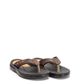 A838BR Ανδρική Παντόφλα X-FEET Καφέ