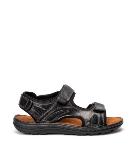A845B Men's Leather Sandal GALE Black A845B Men's Leather Sandal GALE Black