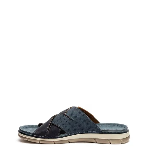 A857BL Men's Anatomical Slippers INBLU Blue A857BL Men's Anatomical Slippers INBLU Blue