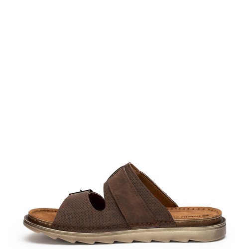 A869BR Men's Anatomic Slippers INBLU Brown A869BR Men's Anatomic Slippers INBLU Brown