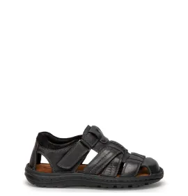 A877B Ανδρικό Παπουτσοπέδιλο GALE Μαύρο