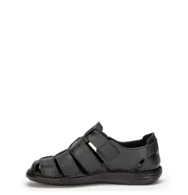 A878B Ανδρικό Παπουτσοπέδιλο GALE Μαύρο