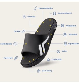 A887B Ανδρική Σαγιονάρα LUOFU Μαύρο