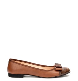 G1244BR Woman Ballerina Oversized Blondie Brown G1244BR Woman Ballerina Oversized Blondie Brown
