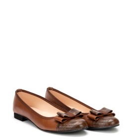 G1244BR Woman Ballerina Oversized Blondie Brown G1244BR Woman Ballerina Oversized Blondie Brown