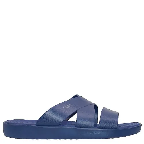 G1258BL Women's Flip Flops CUBANITAS Blue