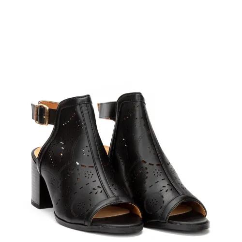 G1383B Γυναικείο πέδιλο BLONDIE Μαύρο