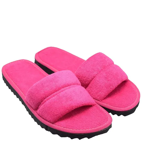 G1385F Γυναικεία Παντόφλα FAME Φουξ