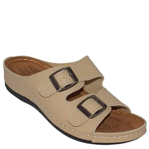 G1416BE Γυναικεία Ανατομική Παντόφλα ECO Μπεζ G1416BE Γυναικεία Ανατομική Παντόφλα ECO Μπεζ