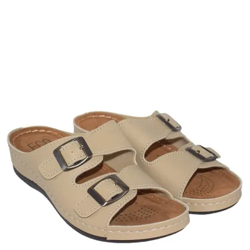 G1416BE Γυναικεία Ανατομική Παντόφλα ECO Μπεζ G1416BE Γυναικεία Ανατομική Παντόφλα ECO Μπεζ