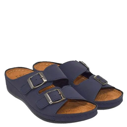 G1416BL Γυναικεία Ανατομική Παντόφλα ECO Μπλε G1416BL Γυναικεία Ανατομική Παντόφλα ECO Μπλε