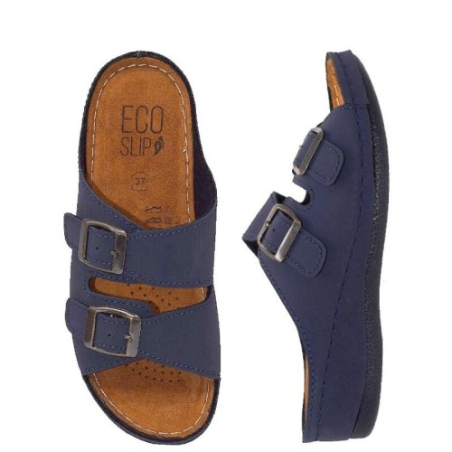 G1416BL Women's Anatomic Slippers ECO Blue G1416BL Women's Anatomic Slippers ECO Blue