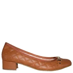 G1498C Woman Ballerina Oversized Blondie Camel