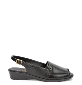 G1525B Γυναικείο  Ανατομικό Πέδιλο BLONDIE Μαύρο