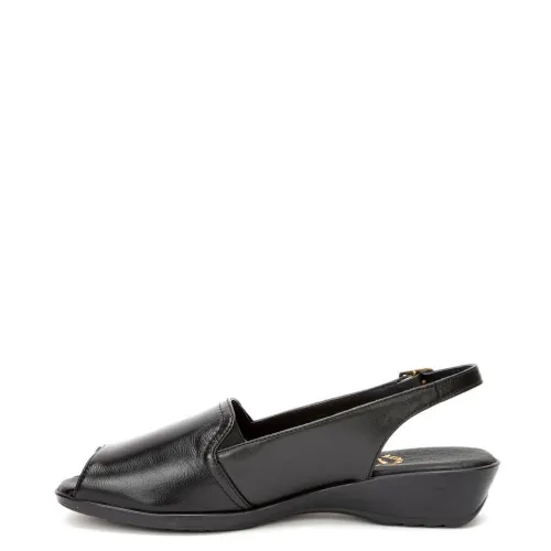 G1525B Γυναικείο  Ανατομικό Πέδιλο BLONDIE Μαύρο