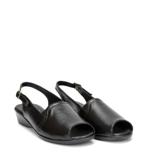 G1525B Γυναικείο  Ανατομικό Πέδιλο BLONDIE Μαύρο