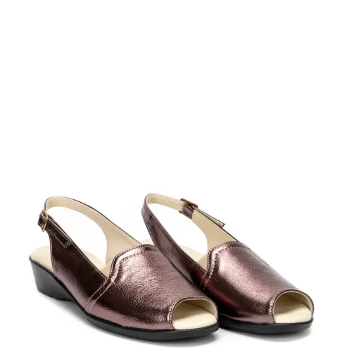 G1525DS Γυναικείο Ανατομικό Πέδιλο BLONDIE Ατσαλί